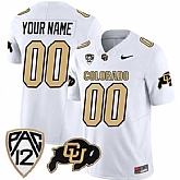 Men's Colorado Buffaloes Active Player Custom White 2023 F.U.S.E. Stitched Football Jersey,baseball caps,new era cap wholesale,wholesale hats